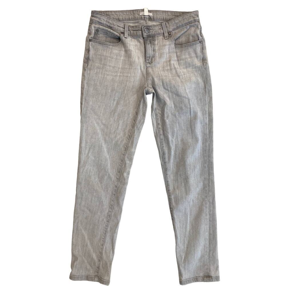 Women’s Eileen Fisher Organic Cotton Skinny Jean Size 4x28.5 Gray Wash